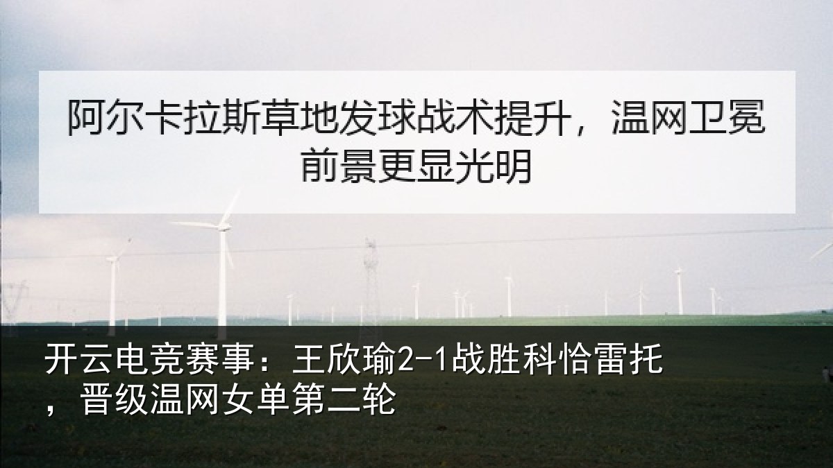 开云电竞赛事:王欣相关情况级温网女单第二轮